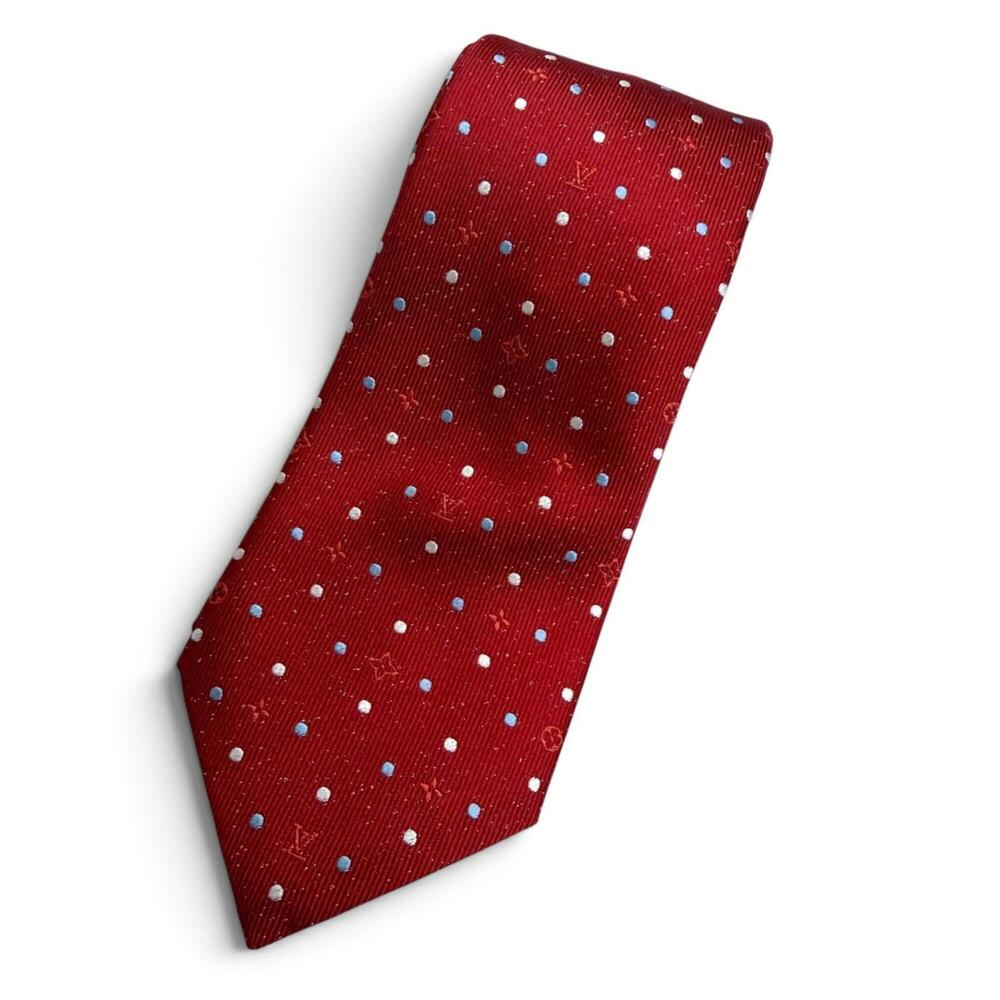 LOUIS VUITTON (Louis Vuitton) 2021 Model M77092 100% Silk Monogram Dot Patter...